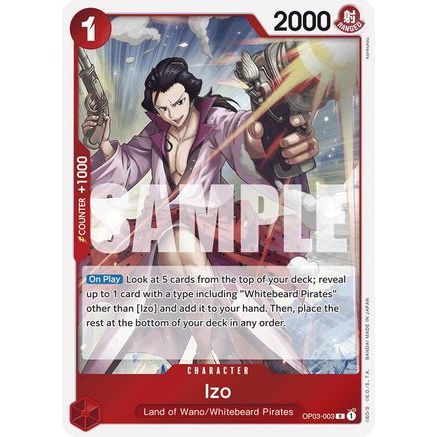 Izo (OP03-003) (Reprint) (OP03-003) - Premium Booster -The Best- Foil