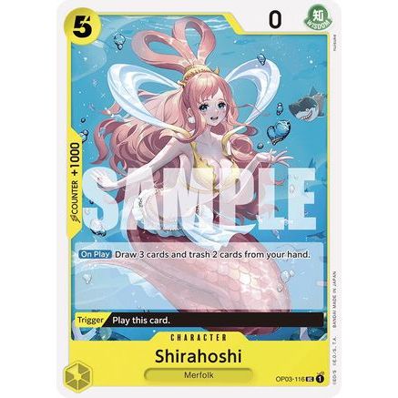 Shirahoshi (OP03-116) (Reprint) (OP03-116) - Premium Booster -The Best-