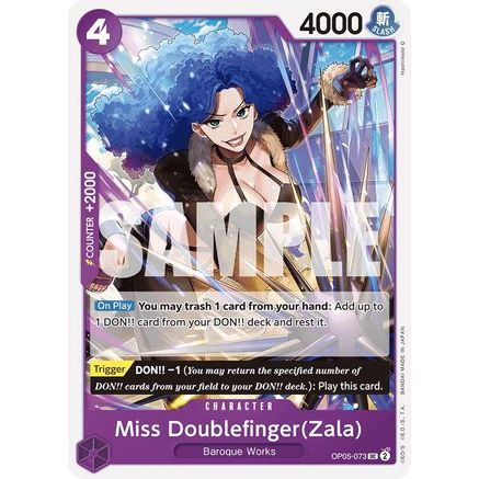 Miss Doublefinger(Zala) (Reprint) (OP05-073) - Premium Booster -The Best-