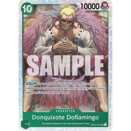Donquixote Doflamingo (Reprint) (OP04-031) - Premium Booster -The Best- Foil