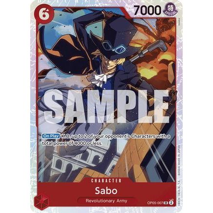 Sabo (OP05-007) (Reprint) (OP05-007) - Premium Booster -The Best- Foil