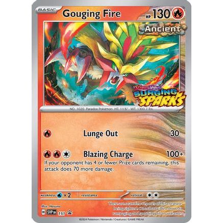 Gouging Fire - 151 151 - SV Scarlet & Violet Promo Cards Holofoil