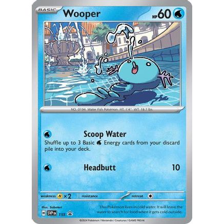 Wooper - 155 155 - SV Scarlet & Violet Promo Cards Holofoil