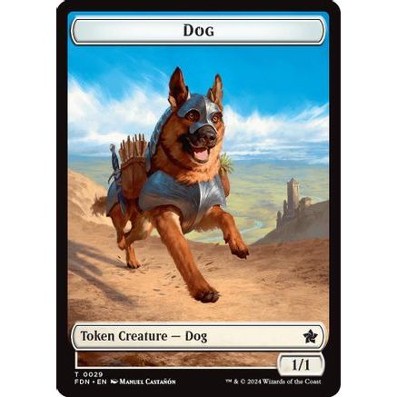 Dog // Beast (0033) Double-Sided Token (FDN-29 // 33) - Foundations