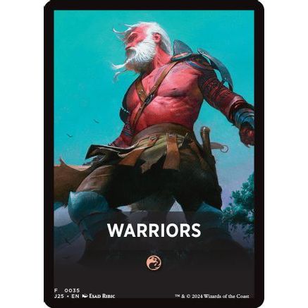 Warriors Theme Card (J25-035) - Foundations Jumpstart