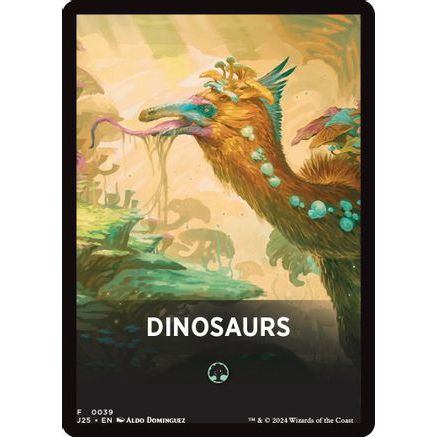 Dinosaurs Theme Card (J25-039) - Foundations Jumpstart