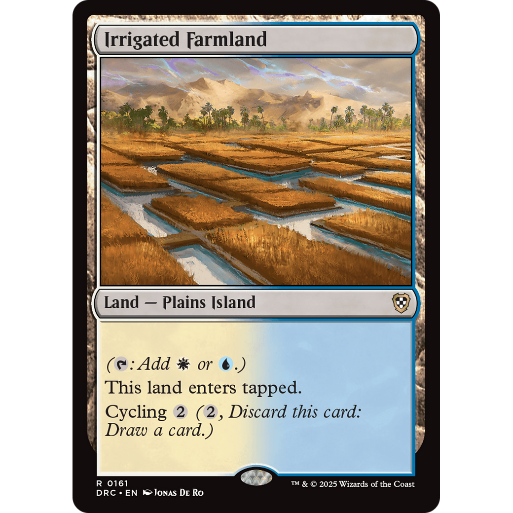 Irrigated Farmland (DRC-161) - Commander: Aetherdrift Foil