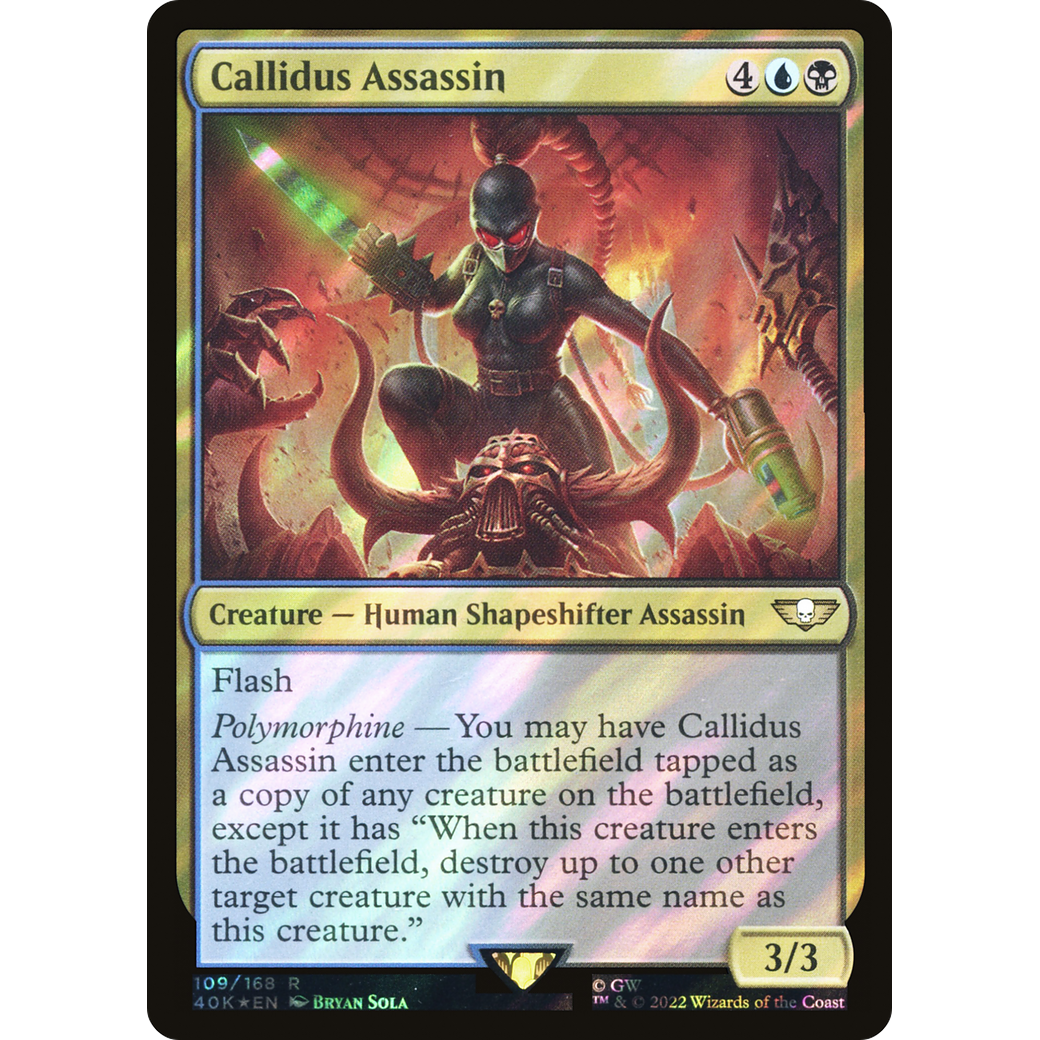 Callidus Assassin (40K-109) - Warhammer 40,000 Commander Foil