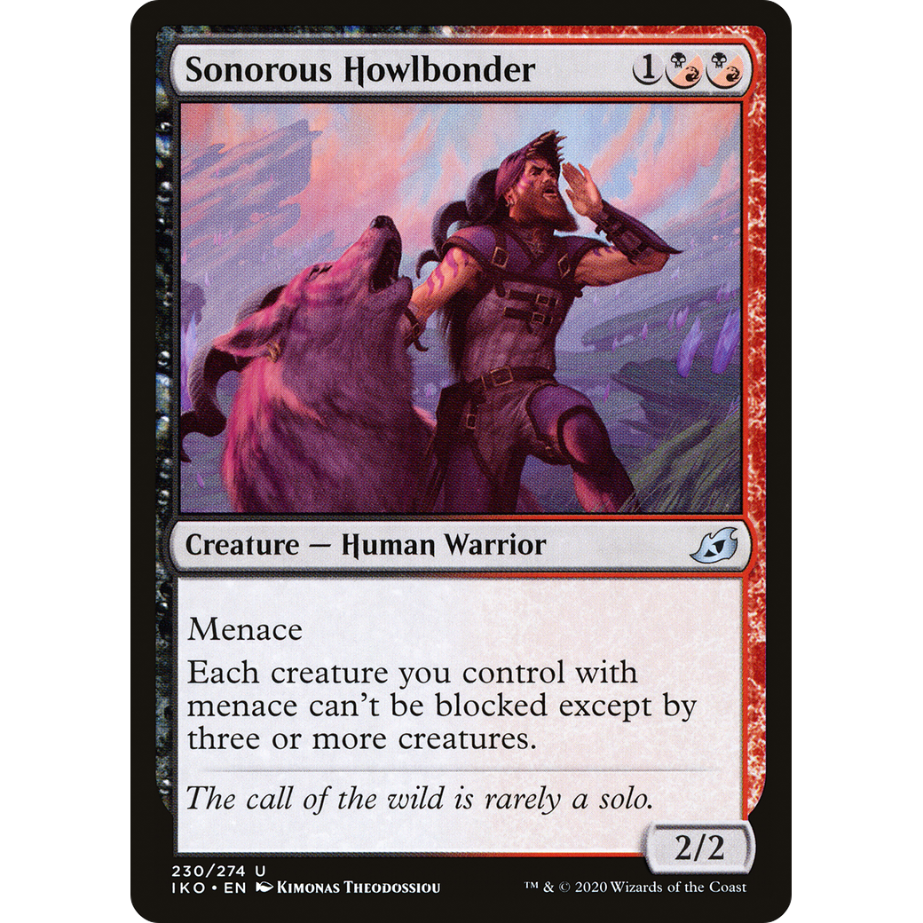 Sonorous Howlbonder (IKO-230) - Ikoria: Lair of Behemoths Foil