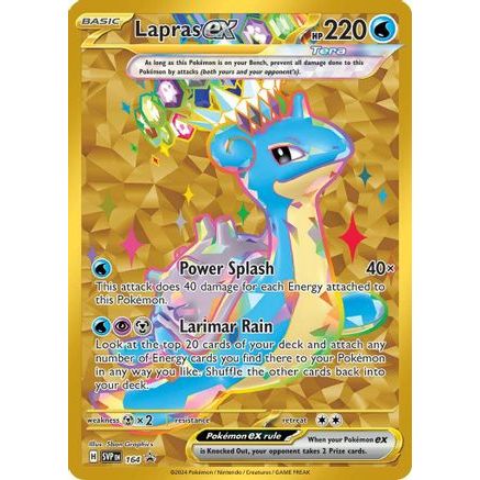 Lapras ex - 164 164 - SV Scarlet & Violet Promo Cards Holofoil