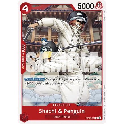 Shachi & Penguin (OP09-003) - Emperors in the New World