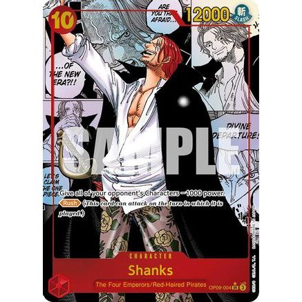 Shanks (004) (Manga) (OP09-004) - Emperors in the New World Foil