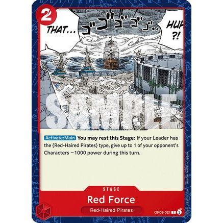 Red Force (OP09-021) - Emperors in the New World