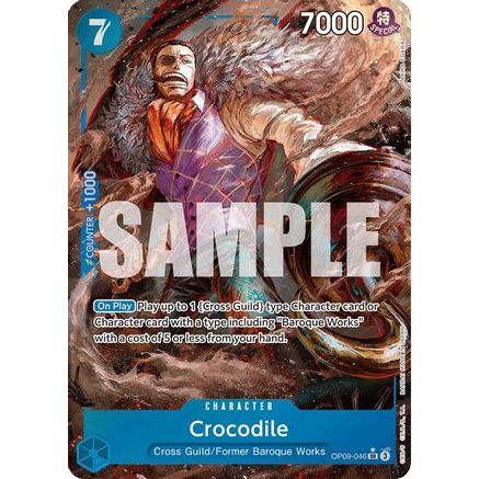 Crocodile (046) (Parallel) (OP09-046) - Emperors in the New World Foil
