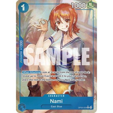 Nami (050) (Parallel) (OP09-050) - Emperors in the New World Foil