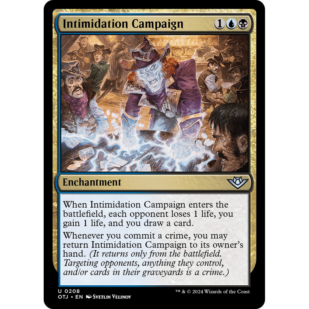 Intimidation Campaign (OTJ-208) - Outlaws of Thunder Junction