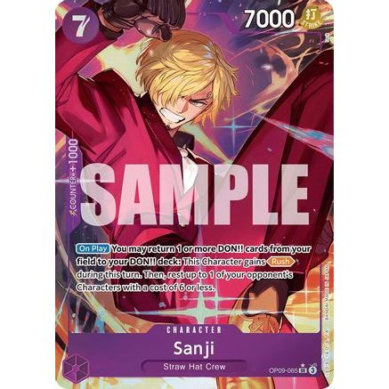 Sanji (065) (Parallel) (OP09-065) - Emperors in the New World Foil