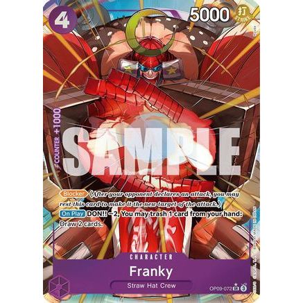 Franky (Parallel) (OP09-072) - Emperors in the New World Foil