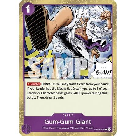 Gum-Gum Giant (OP09-078) - Emperors in the New World Foil