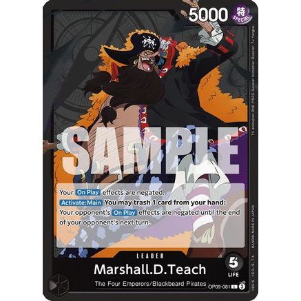 Marshall.D.Teach (081) (OP09-081) - Emperors in the New World