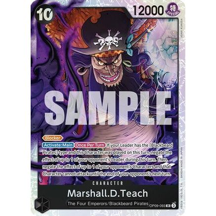 Marshall.D.Teach (093) (OP09-093) - Emperors in the New World Foil