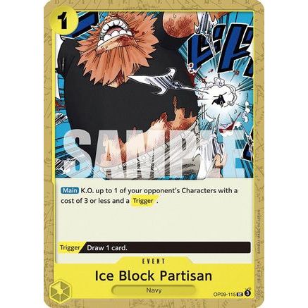Ice Block Partisan (OP09-115) - Emperors in the New World