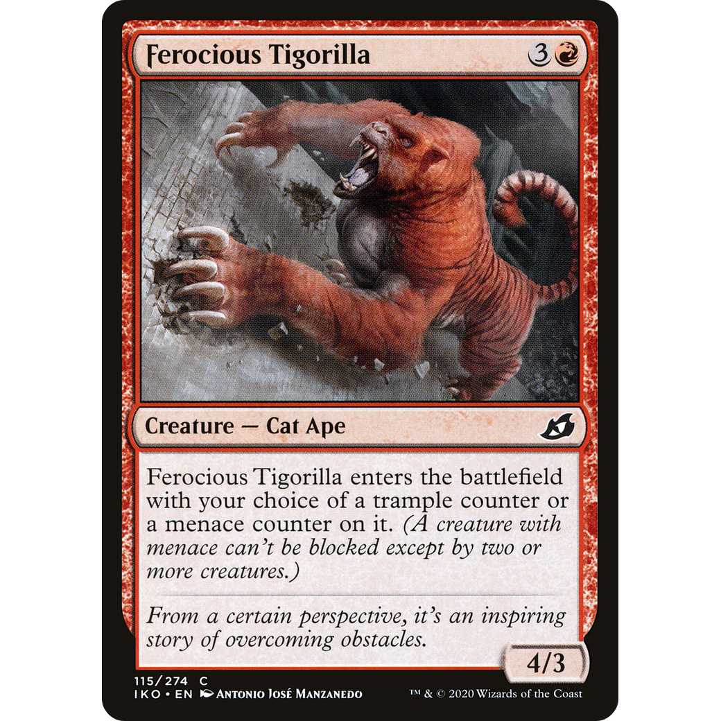 Ferocious Tigorilla (IKO-115) - Ikoria: Lair of Behemoths