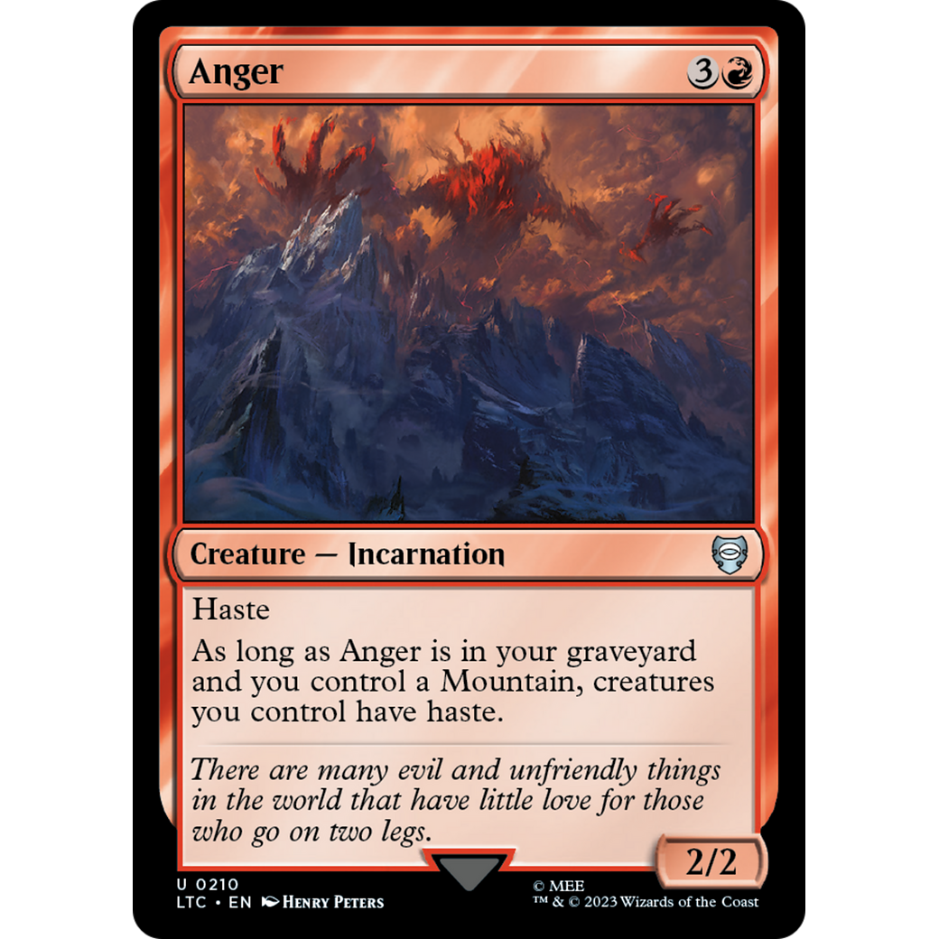 Anger (LTC-210) - Tales of Middle-earth Commander
