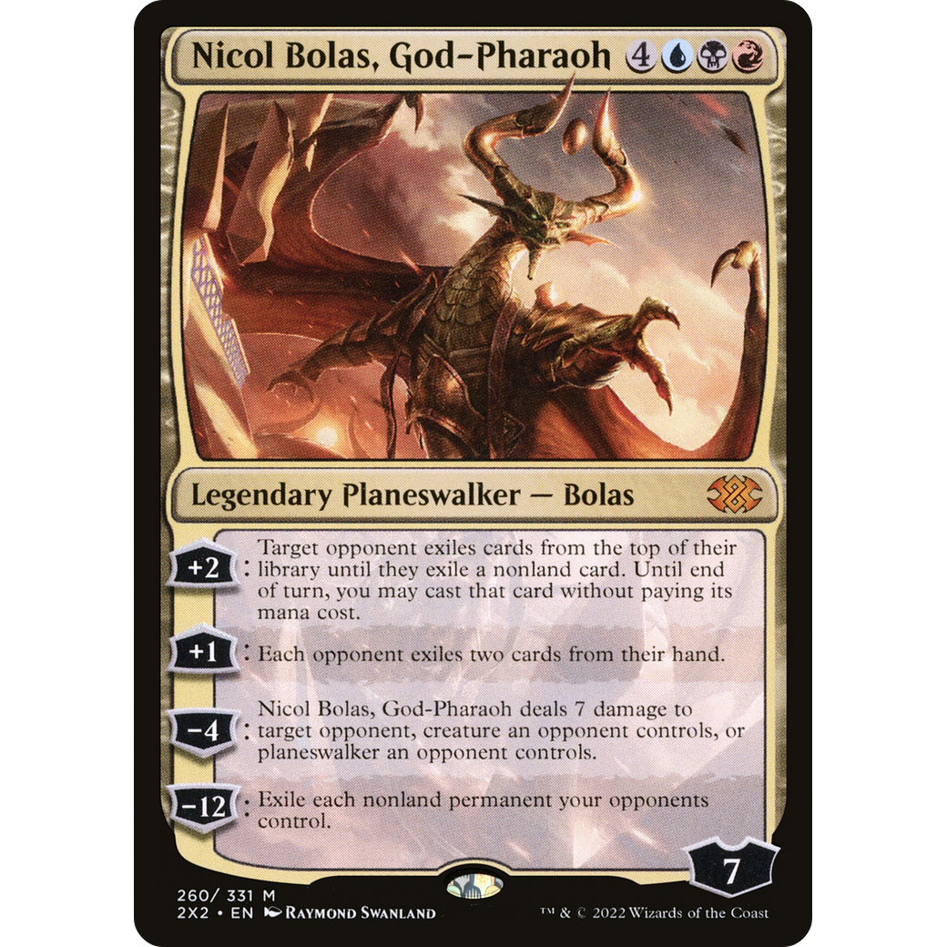 Nicol Bolas, God-Pharaoh (2X2-260) - Double Masters 2022 Foil