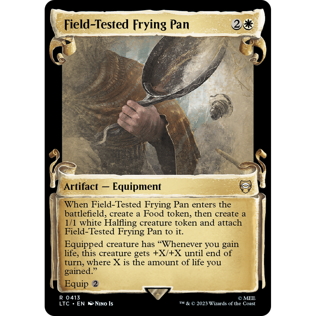 Field-Tested Frying Pan (LTC-413) - Tales of Middle-earth Commander: (Showcase) Foil