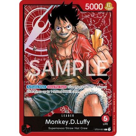 Monkey.D.Luffy (ST01-001) - Revision Pack Cards