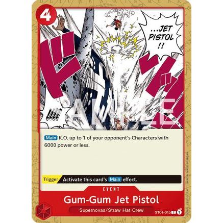 Gum-Gum Jet Pistol (ST01-015) - Revision Pack Cards