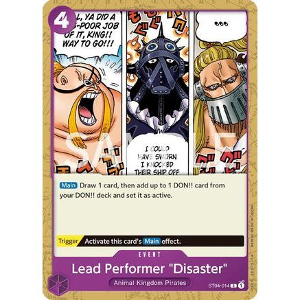 Lead Performer "Disaster" (ST04-014) - Revision Pack Cards