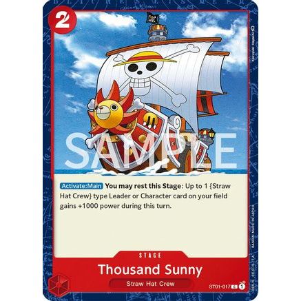 Thousand Sunny (ST01-017) - Revision Pack Cards