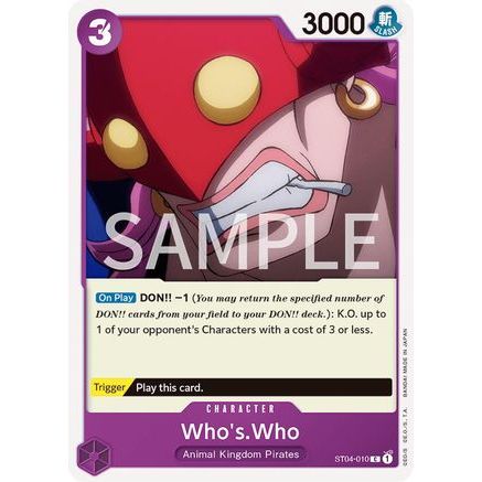 Who's.Who (ST04-010) - Revision Pack Cards