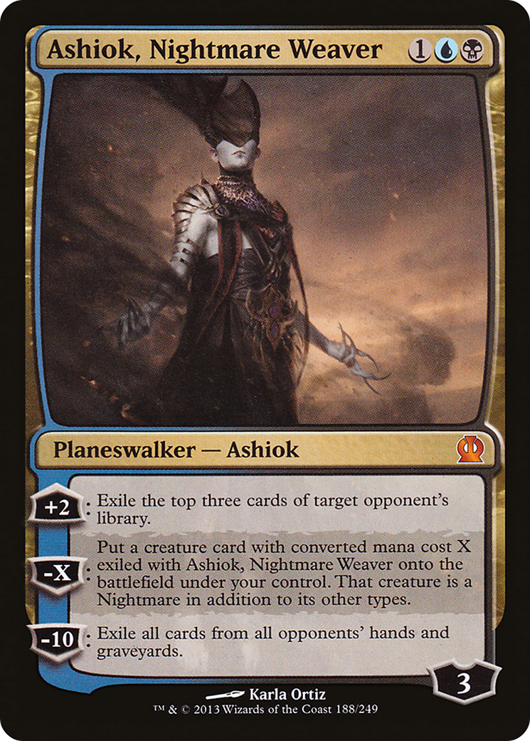 Ashiok, Nightmare Weaver (THS-188) - Theros Foil