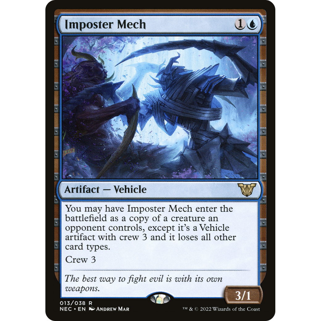 Imposter Mech (NEC-013) - Neon Dynasty Commander