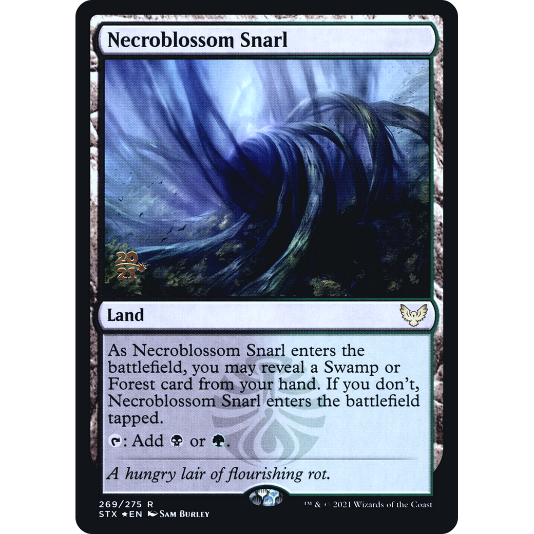 Necroblossom Snarl (PRE-269) - Strixhaven: School of Mages Promos Foil