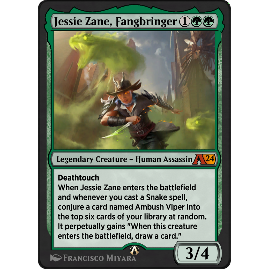 Jessie Zane, Fangbringer (YOTJ-017) - Alchemy: Outlaws of Thunder Junction