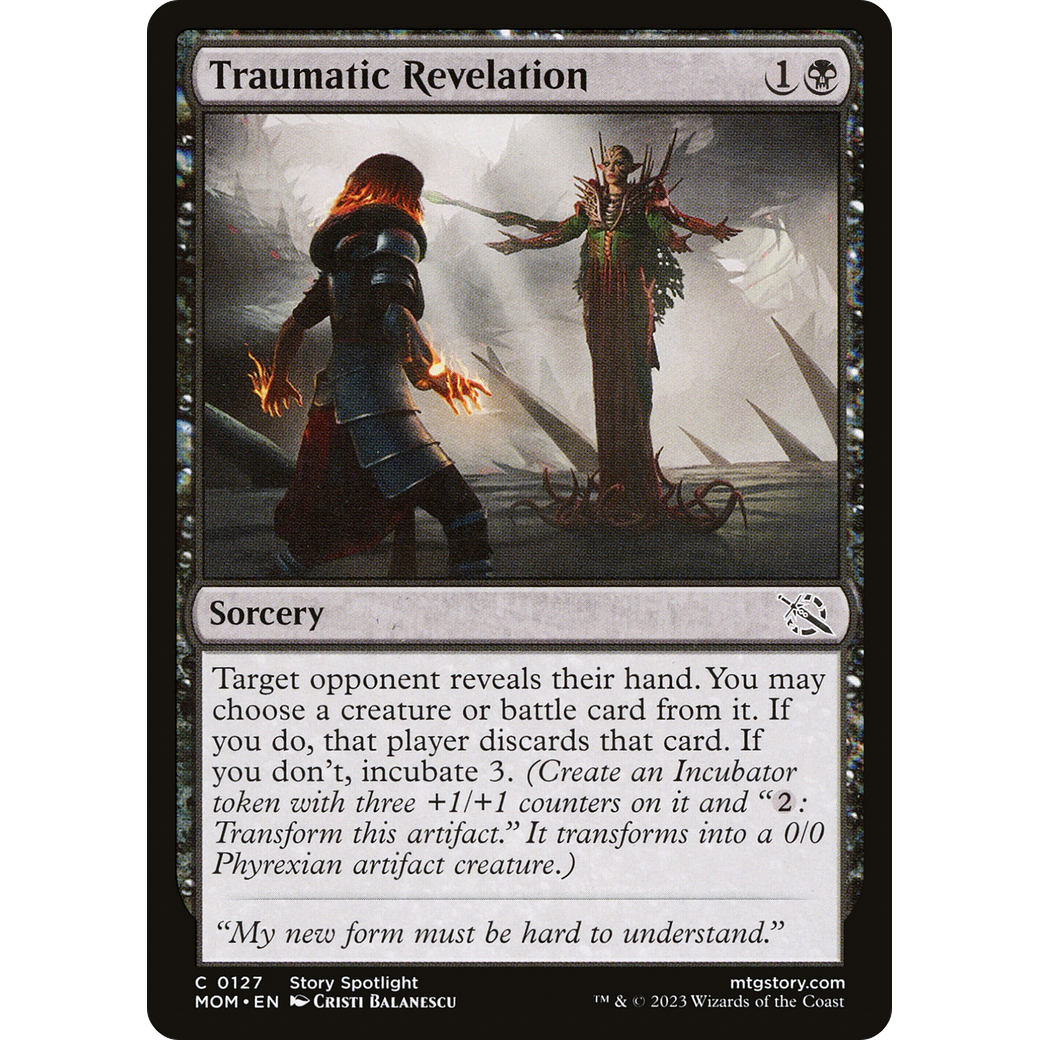 Traumatic Revelation (MOM-127) - March of the Machine Foil