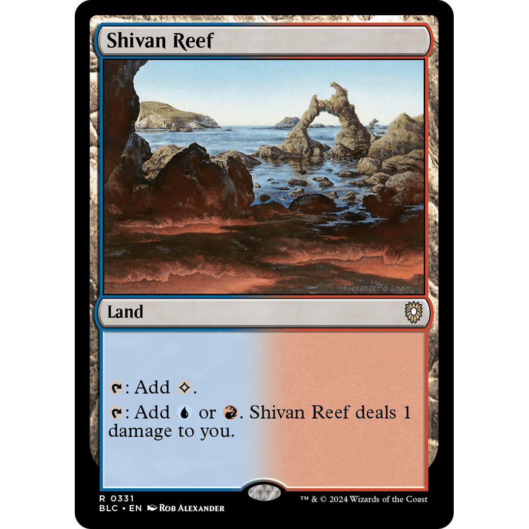 Shivan Reef (BLC-331) - Bloomburrow Commander