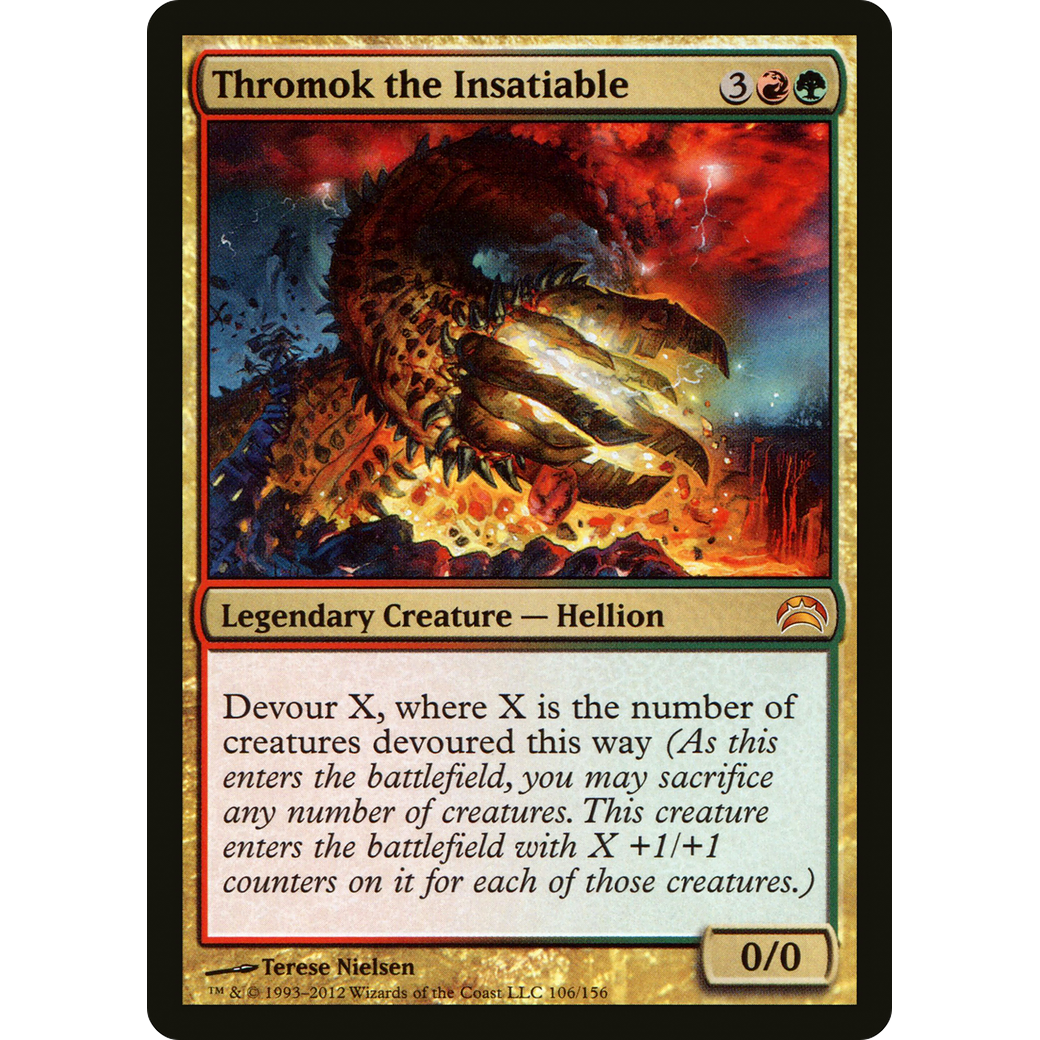 Thromok the Insatiable (PC2-106) - Planechase 2012 Foil