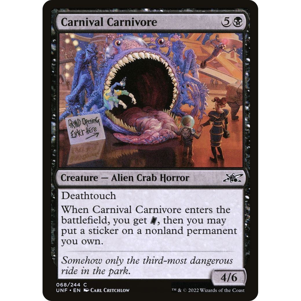 Carnival Carnivore (UNF-068) - Unfinity Foil