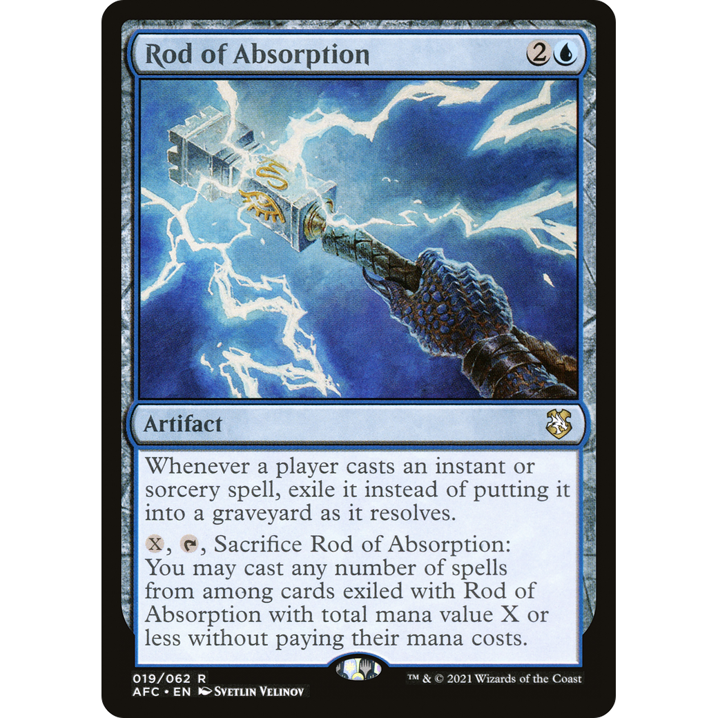 Rod of Absorption (AFC-019) - Forgotten Realms Commander