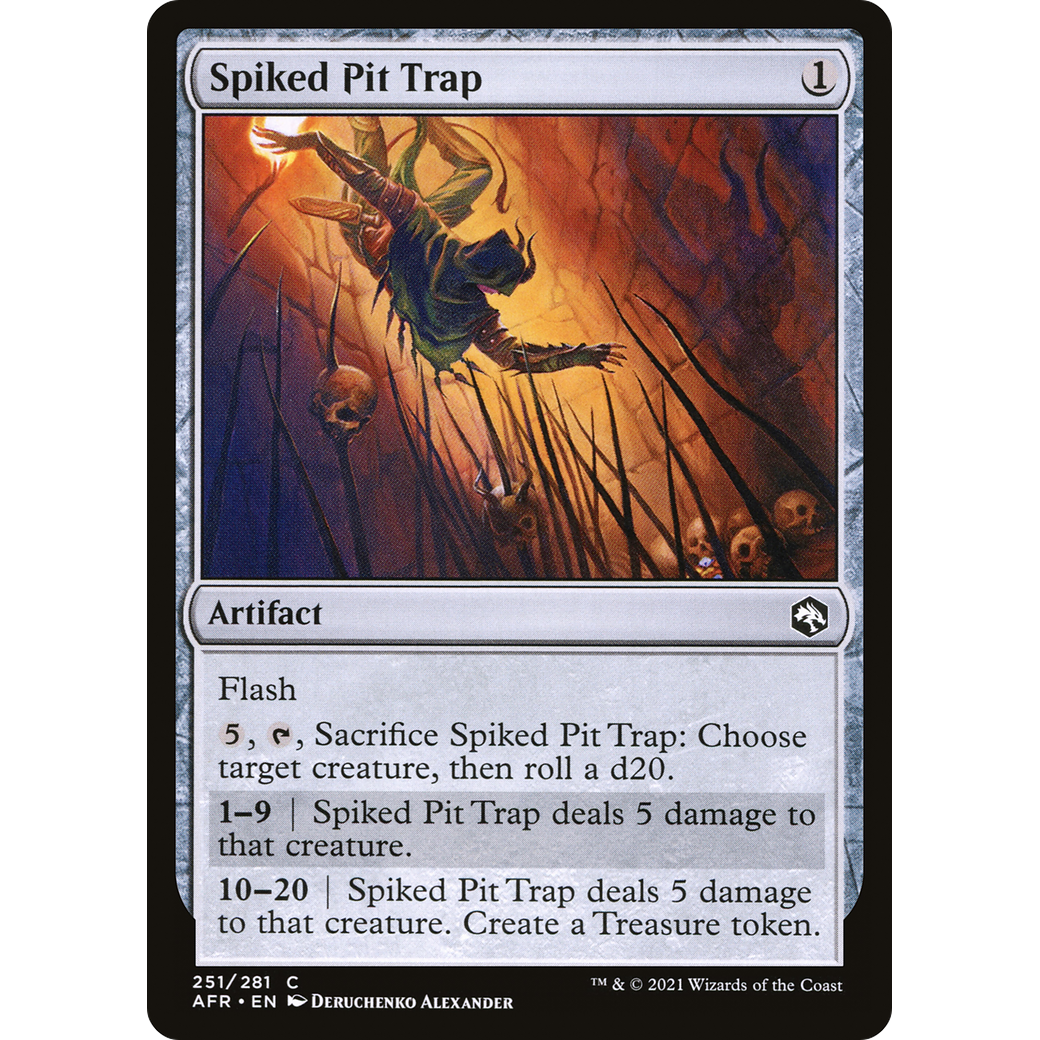 Spiked Pit Trap (AFR-251) - Adventures in the Forgotten Realms Foil