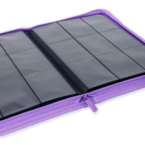 Just Purple 9-Pocket Exo-Tec Zip Binder