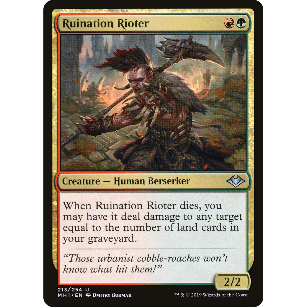 Ruination Rioter (MH1-213) - Modern Horizons