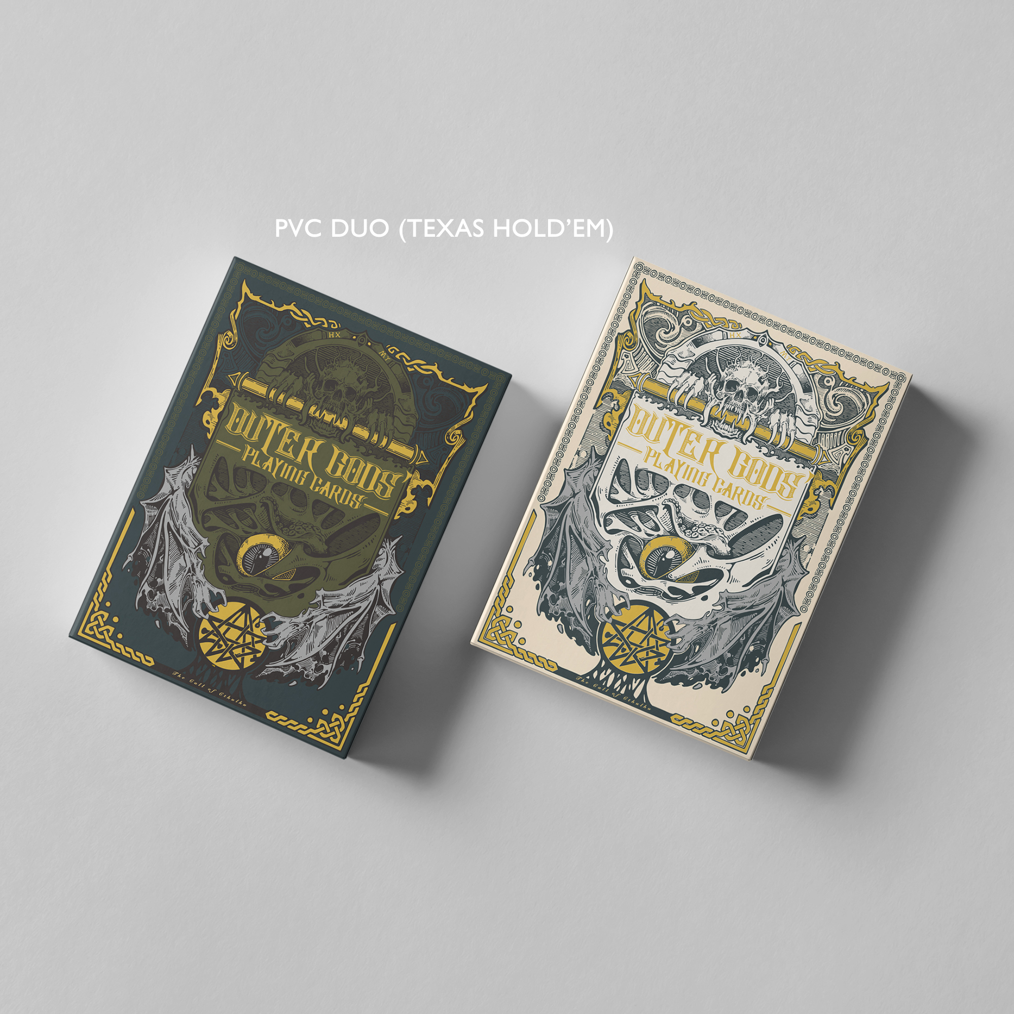 Gambling with Outer Gods Cthulhu Mythos Playing Cards: Paper Light