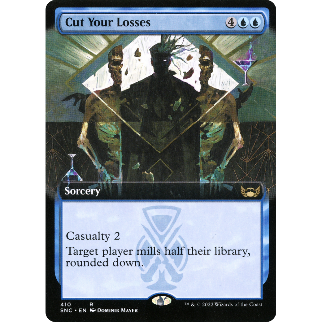 Cut Your Losses (Extended Art) (SNC-410) - Streets of New Capenna: (Extended Art)