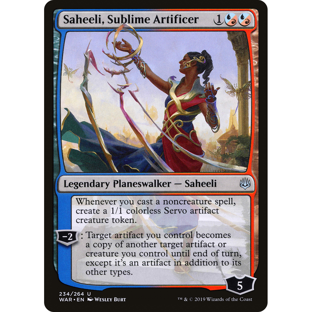 Saheeli, Sublime Artificer (WAR-234) - War of the Spark